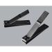 Evenden Black Nail Clippers Stainless Steel Super Sharp Nails and Toenails Manicure Tool Flat Nose Nail Clippers S - Buy Online on GoSupps.com