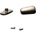 ELEGAM Nose Bridge Pads Eyeglass Nose Pads Metal Silver Sunglasses Nose Pads 1 Pair