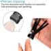 Nail Clippers Set 16mm Wide Large Jaw Opening with Nail File for Thick Nail Stainless Steel Black Fingernail and Toenail Nipper Cutter Podiatry Trimmer Pedicure Manicure Kit - Buy Online on GoSupps.com