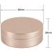 Zeoabsy 12 Pack 100ml Matt Gold Aluminum Cans - Empty Round Tin Boxes for DIY Creams Ointments Candles & Cosmetics - Buy Online on GoSupps.com