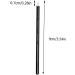 DRESSOOS 100pcs Disposable Eyeliner Cosmetic Eye Sticks White Eyeliner Pencil Gloss Wand Artificial Fiber - Buy Online on GoSupps.com