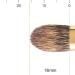 Buy Long Series Eye Shadow Brush - Round Flat Type in Brown | International Shipping Available - Buy Online on GoSupps.com