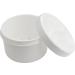 Medi-Inn denture cup tooth container braces box with sieve and screw lid white (1 piece)