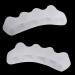 Functional Fitness Toe Separators - Foot Pain Relief & Plantar Fasciitis Straighteners - Fix Feet, Toes, Bunions - Crossfit Toe Spacers (White) - Buy Online on GoSupps.com