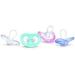 Nuby Flex Orthodontic Pacifier for Boys 6 Months+ | Soft Safe & Soothing | International Shipping - Buy Online on GoSupps.com
