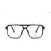 PARWANA Clear Vision Blue Light Blocking Reading Glasses - Oversized Computer Readers +100 Black - International Shipping Available - Buy Online on GoSupps.com