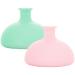 Healeved Bobby Remover Remover Soft Mom Palm Cup for Pressure Drum Massage Silicone Toddler Digest Helper Infant Sputum Remover for Expectoration Problem 2Pcs Burping Phlegm Remover