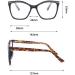 Fuqinqingoz Anti-UV Cat-Eye Reading Glasses for Women | HD Oversized Blue Light Blocking +350 C2 - Buy Online on GoSupps.com