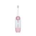 Kid's Electric Toothbrush with 7 Colored Lights & 2 Brush Heads - Fun Colorful Space Capsule with Cute Rabbit Astronaut. Enjoy Clean Teeth with Move-on Reminder (Lovely Pink)