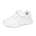 DVTENI Unisex-Child White Boys Girls Shoes Antiskid Tennis Sneakers Outdoor Casual Kids Shoes Running Shoes(Toddler/Little Kid/Big Kid) 4 Big Kid White