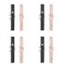 KFZDCG 4 Pairs Women Detachable Elastic High Heel Shoe Straps  Anti-Loose Anti-Slip Ankle Replacement Shoe Straps for Heels Boot Straps for High Heeled Shoes (Black  Beige almond)