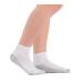 Doc Ortho Casual Comfort Diabetic Socks 1/4 Crew Cushioned Large (M 8.5 - 11 W 9.5 - 12) White