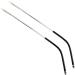 WEKIVA Eyeglass Replacement Temples Eyeglass Temples Eyeglass Arms 1 Pair Silver Eyeglass Replacement Temples Reading Glasses Thin Metal Frame Arms