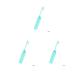 3 Set of 2 Pieces Bamboo Charcoal Toothbrushes Foldable Travel Camping Hiking Outdoor Foldable Toothbrush Set Style 03 3 Set (Style 03)