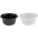 Premium Black Shaving Soap Bowl - Plastic Cup for Effortless Shaving | International Shipping Available - Buy Online on GoSupps.com
