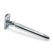 Classic Chrome Double Edge Safety Razor Set | Slim Long Handle 10 Sharp Blades Mini Brush & Pouch | Perfect Wet Shaving Gift for Men | International Shipping - Buy Online on GoSupps.com