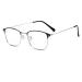 Anti Eye Strain Eyeglasses Computer Readers Blue Light Blocking Reading Glasses Trendy Flat Light Mirror +100 C4