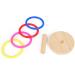 Yunmoxiao Bird Training Toy Wooden Bird Block Puzzle Toy Parrot Training Basketball Colorful Stacking Rings Toy Birds for small to Medium Birds - Buy Online on GoSupps.com