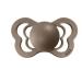 BIBS Couture Collection Pacifiers | BPA-Free Baby Soothers from Denmark | Set of 2 Vanilla/Dark Oak & Transparent | Size 0-6 Months - Buy Online on GoSupps.com