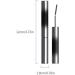 Jade Rosebury Iron Wand Mascara Styledchic Iron Wand Mascara Iron Wand Mascara Lengthening Curling Mascara Metal Wand Washable Metal Rod Mascara 3D Curling Eyelash Iron Mascara (Classic Black) - Buy Online on GoSupps.com