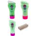 Foot Factory Mint Foot Soak Scrub & Lotion 180ml plus Nail Cleaning Scrubbing Brush - Spa Pamper Pedicure Peppermint Cooling Hydrating Mint Pedicure Bundle for Dry Hard Rough skin