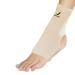 Copper Ankle Compression Sleeve for Women Lightweight Breathable Brace for Foot and Ankle Support in Plantar Fasciitis Achilles Tendon & Tendonitis (Skin/White - Large) White/Skin Large