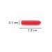 100 Red Plastic Eyelash Tweezers Tips Covers - Grafting Eyelashes Protectors - Buy Online on GoSupps.com
