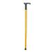 Walking Stick Adjustable Cane Elderly Go Out Non-Slip Crutch Aluminum Alloy Portable Walker Gold powerfully