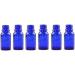 6Pcs Empty Blue Glass Nasal Spray Bottles - Refillable Fine Mist Sprayers for Makeup Colloidal Silver & Saline - 10ml (0.34oz) - International Shipping Available - Buy Online on GoSupps.com