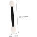 Didiseaon 48 Pcs Eyeshadow Stick Smudge Eye Brush Eyeshadow Brush Kit Eye Shadow Brush Sponge Miss Set 7cmx2pcs Black+whitex2pcs - Buy Online on GoSupps.com