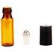 Erioctry 24 Pack Refillable Brown 5ml Containers with Stainless Steel Balls - Perfect for Essential Oils Aromatherapy Perfumes & Lip Gloss - Buy Online on GoSupps.com