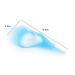 2Pcs Pink Blue 3-in-1 Makeup Eyelash Tools - Mascara Protector Applicator & Comb | Perfect Cosmetic Tool for Upper & Lower Lashes - Buy Online on GoSupps.com