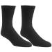 Comfort Finds Diabetic Crew Socks (Size 10-13) - Breathable Cotton, Loose Fitting, Non-Binding Top - Improve Circulation & Relieve Painful Swollen Feet (Black 6 Pairs) - Buy Online on GoSupps.com