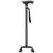 Walking Stick Crutches Elderly Crutch Four-Legged Walking Stick with Light Multifunctional Waist Durable Intelligent Scalable Lighting Old Cane Outdoor Canes Stable Nice family Selfless dedication