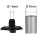 Drive DeVilbiss Healthcare 10349HCTR Tri-Support Walking Stick Ferrule - Sturdy and Reliable Support - Buy Online on GoSupps.com