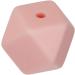 Rayher Silicone Hexagon Beads - Pink Tones 14mm 10 Pieces | Ideal for Crafting Accessories - Buy Online on GoSupps.com