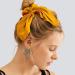 Satin Silk Scrunchies with Bunny Ear Bow - Elegant Hair Ties for Ponytails - Buy Online on GoSupps.com