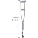 GagalU Crutches for Adults Underarm Crutches for Adjustable Elderly Crutches Crutches Underarm Crutches Single- Turn Anti- Skid Height Adjustable Fracture Walker- A Pair for ADU - Buy Online on GoSupps.com