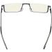 Eyekeper Blue Light Filter Reading Glasses - UV420 Protection Semicircular Design +2.50 Magnification Metallic Blue-Gray Frame - Buy Online on GoSupps.com