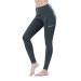 SPOEAR Horse Riding Pants Equestrian Women Full Seat Breeches Horseback Riding Tights Silicone Pockets Grey Small