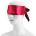 Satin U Shape Blindfold Sleep Mask - Black, Comfortable Eye Band Blinder 57''L*2.9''W - Buy Online on GoSupps.com