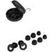 Super Soft Ear Plugs for Noise Reduction - Reusable Silicone Hearing Protection for Sleep - 8 Ear Tips - 25-33dB NRR 14 - Black Set of 2 - Buy Online on GoSupps.com