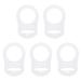Xinglida Mam Pacifier Adapter Rings - 5 Pack Multi-Color Soft Silicone Baby Pacifier Clips & Holders - Buy Online on GoSupps.com
