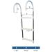 SeaSense 3 Step Boat Ladder - Silver | Marine Grade Stainless Steel - Buy Online on GoSupps.com