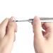 KDDOM 2 Pcs Stainless Steel Cuticle Pusher & Remover Set - Professional Dead Skin Fork Trimmer - Buy Online on GoSupps.com