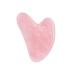 Bianmtsw Balance Rosenquarz Gua Sha Board Stone Body Eye Scraping Plate Acupuncture Massage Relaxation Health Care Stone Generator full of texture Approx80mm One Size