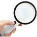 Magnifying Glass HD High Power Mirror with LED Light 205MM Optical Lens Reading Magnifier 5X Enlarged Mirror Magnifier Magnifier Handheld Magnifier Magnifier - Buy Online on GoSupps.com