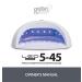 Gelish Harmony Pro 5-45 18W LED Nail Lamp for Gel Polish - Professional Nail Light for Gel Nails - Buy Online on GoSupps.com