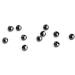 MUUNN Tungsten Slotted Beads 150pcs - 12 Colors/13 Sizes Fly Tying Materials - Black Nickel 4.0mm - Buy Online on GoSupps.com
