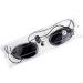 Opaque UV Eye Protection Goggles Glasses Eyeshields with Case for Indoor Sunbed Tanning Bed Light Therapy - Buy Online on GoSupps.com